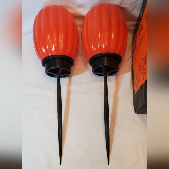 Jack-O-Lites Vtg 1995 Blow Mold Lighted Halloween Pumpkin...